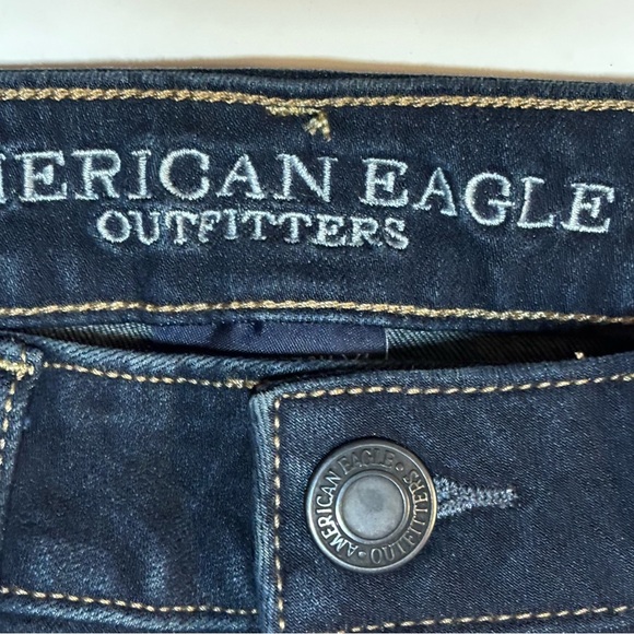 AE Super Stretch x4 Jegging Jeans Dark Wash 0S or 0 Short - Picture 8 of 12